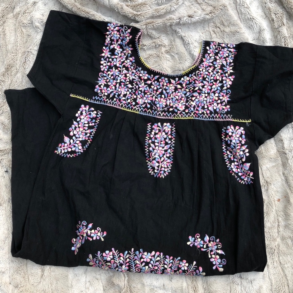 Hand-Embroidered House Dress